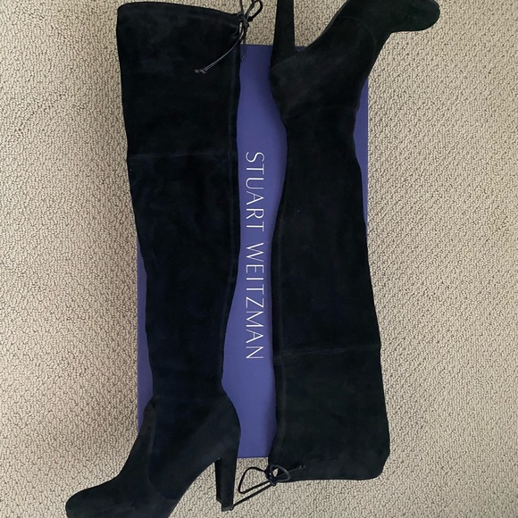 STUART WEITZMAN Highland Over the Knee Boot - Picture 2 of 6